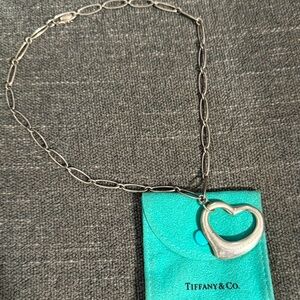 Tiffany & Co Elsa Peretti Open Heart Necklace